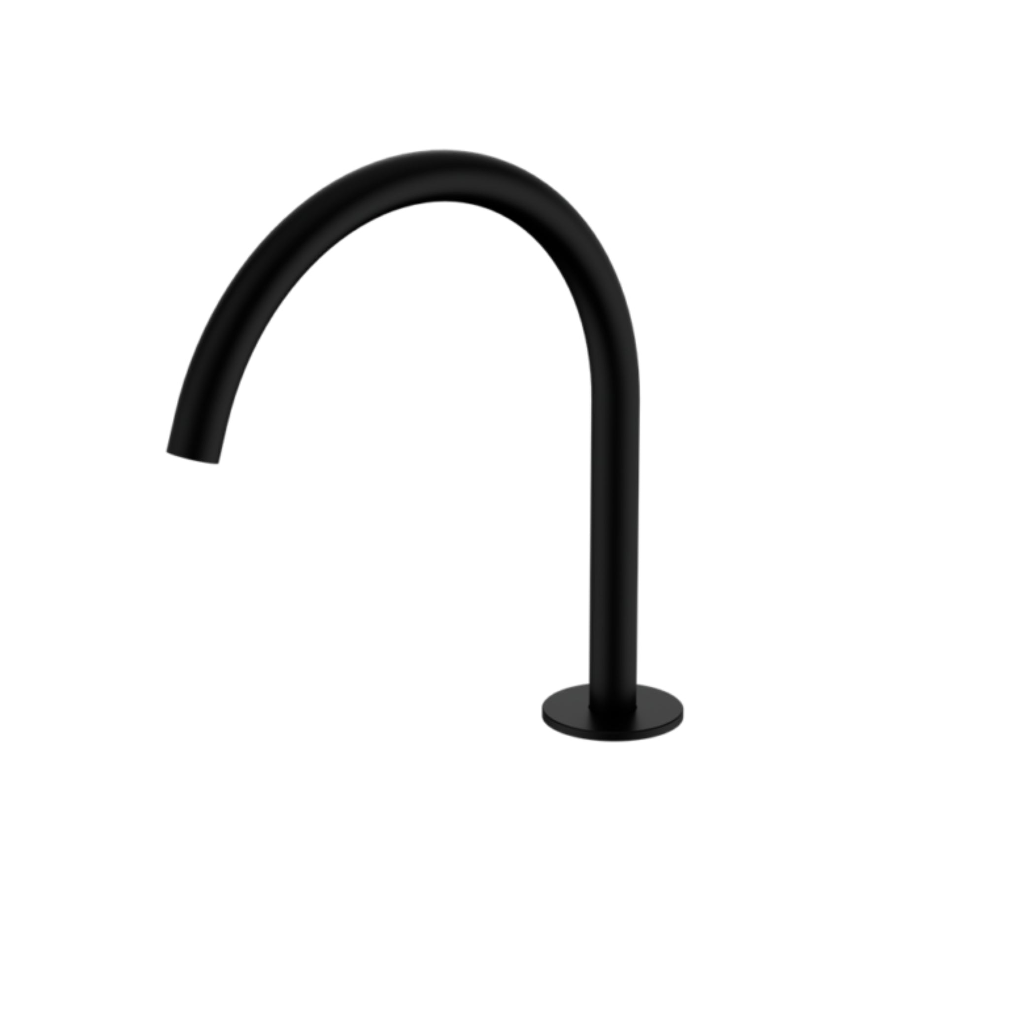 NERO SERENITY BATH/KITCHEN ARC SPOUT 260MM MATTE BLACK