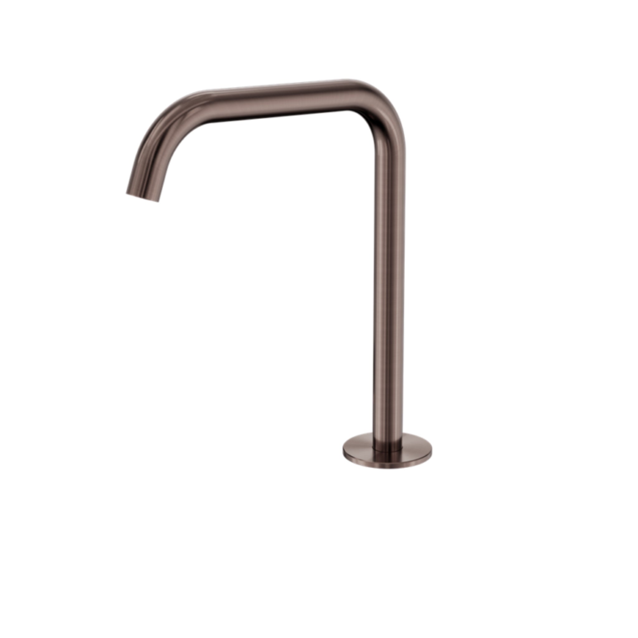 NERO SERENITY BATH/KITCHEN EDGE SPOUT 270MM BRUSHED BRONZE