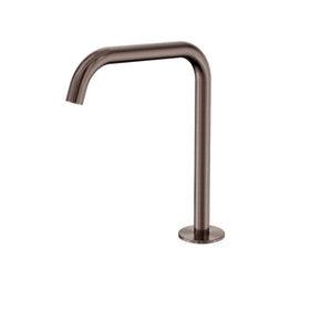 NERO SERENITY BATH/KITCHEN EDGE SPOUT 270MM BRUSHED BRONZE