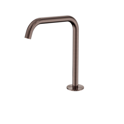 NERO SERENITY BATH/KITCHEN EDGE SPOUT 270MM BRUSHED BRONZE
