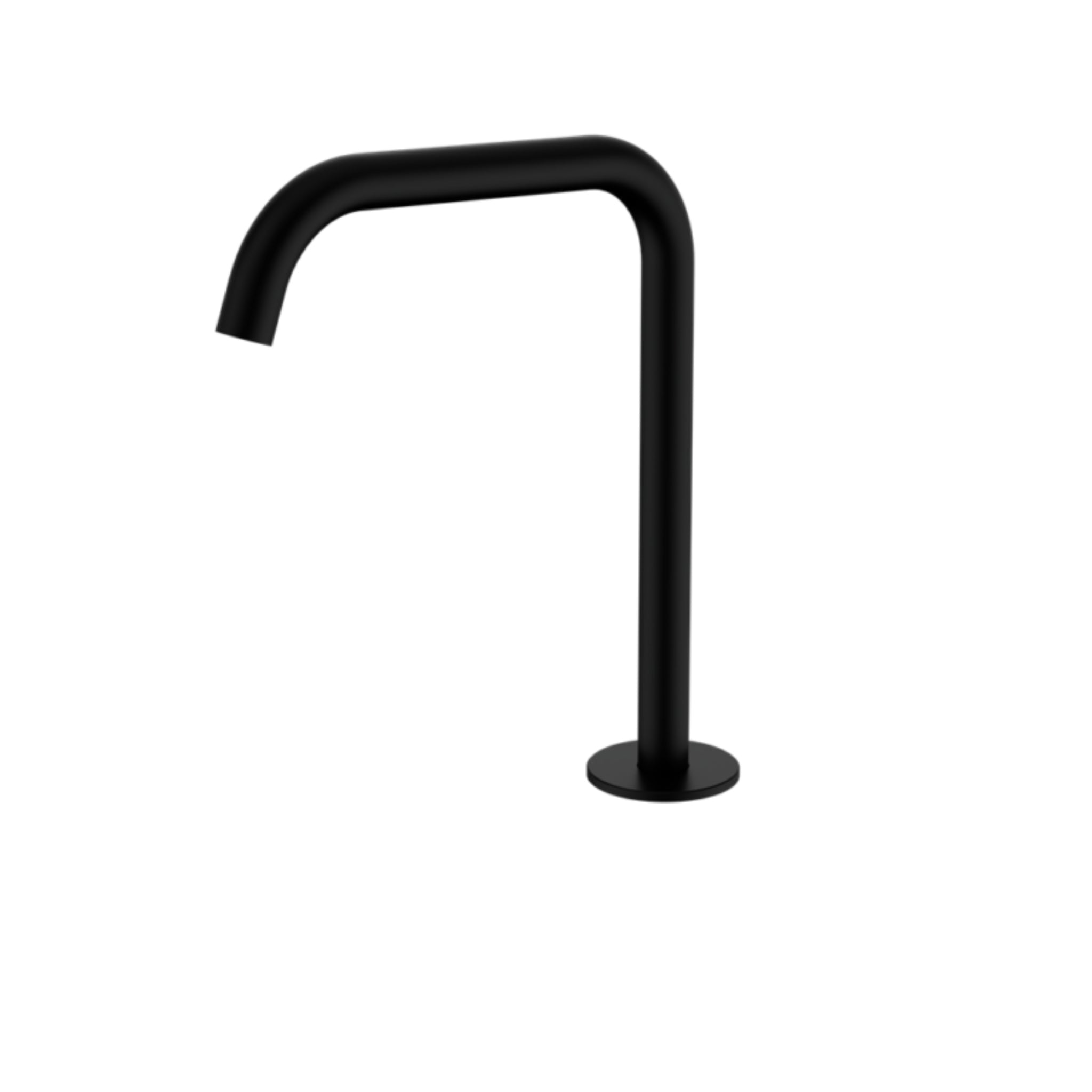 NERO SERENITY BATH/KITCHEN EDGE SPOUT 270MM MATTE BLACK