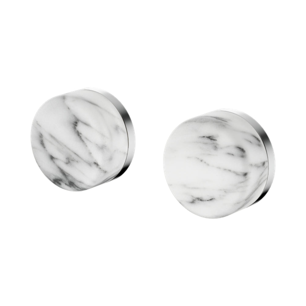 NERO SERENITY WALL TOP ASSEMBLY WITH ARABESCATO CORCHIA HANDLE CHROME