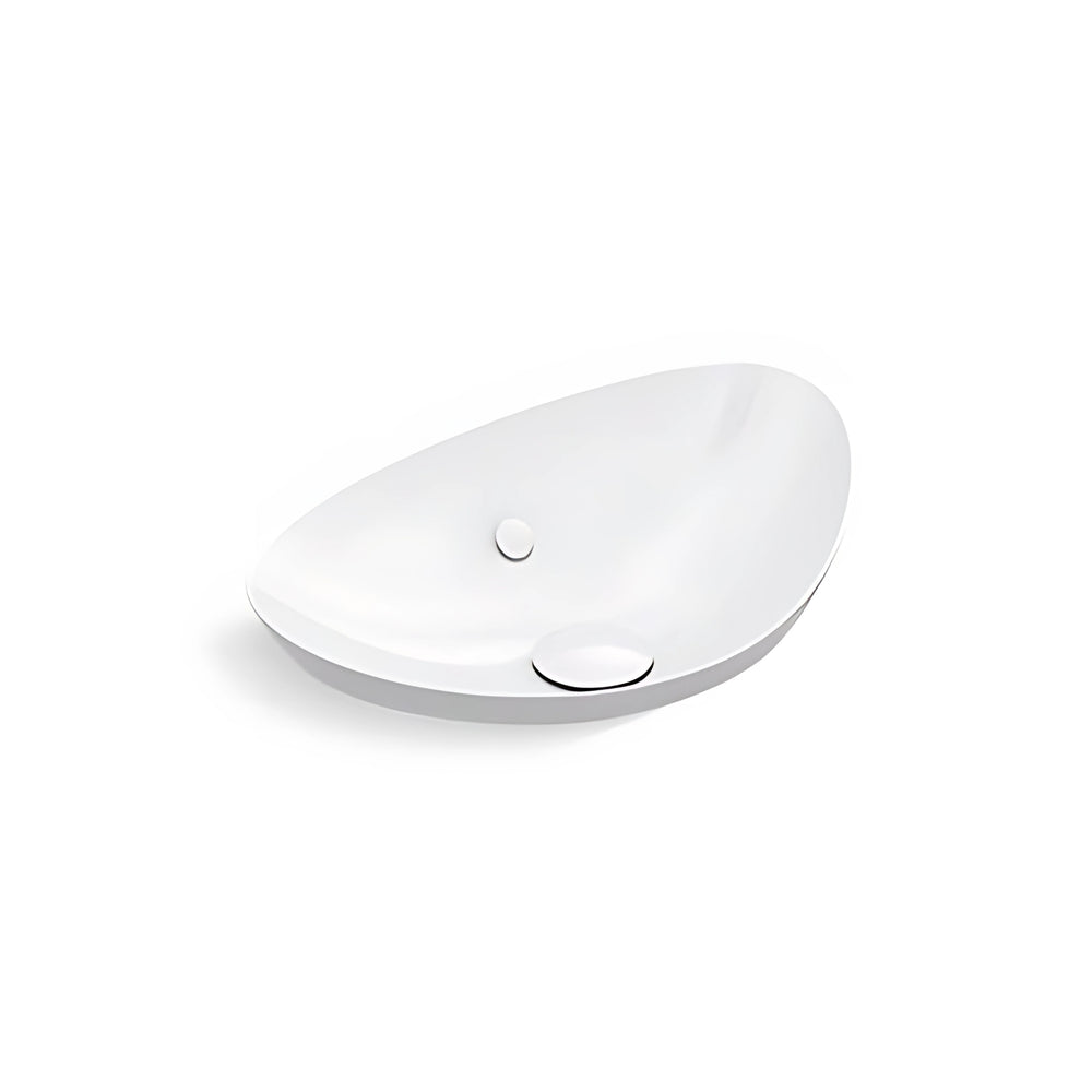 KOHLER VEIL SEMI INSET BASIN WHITE 530MM