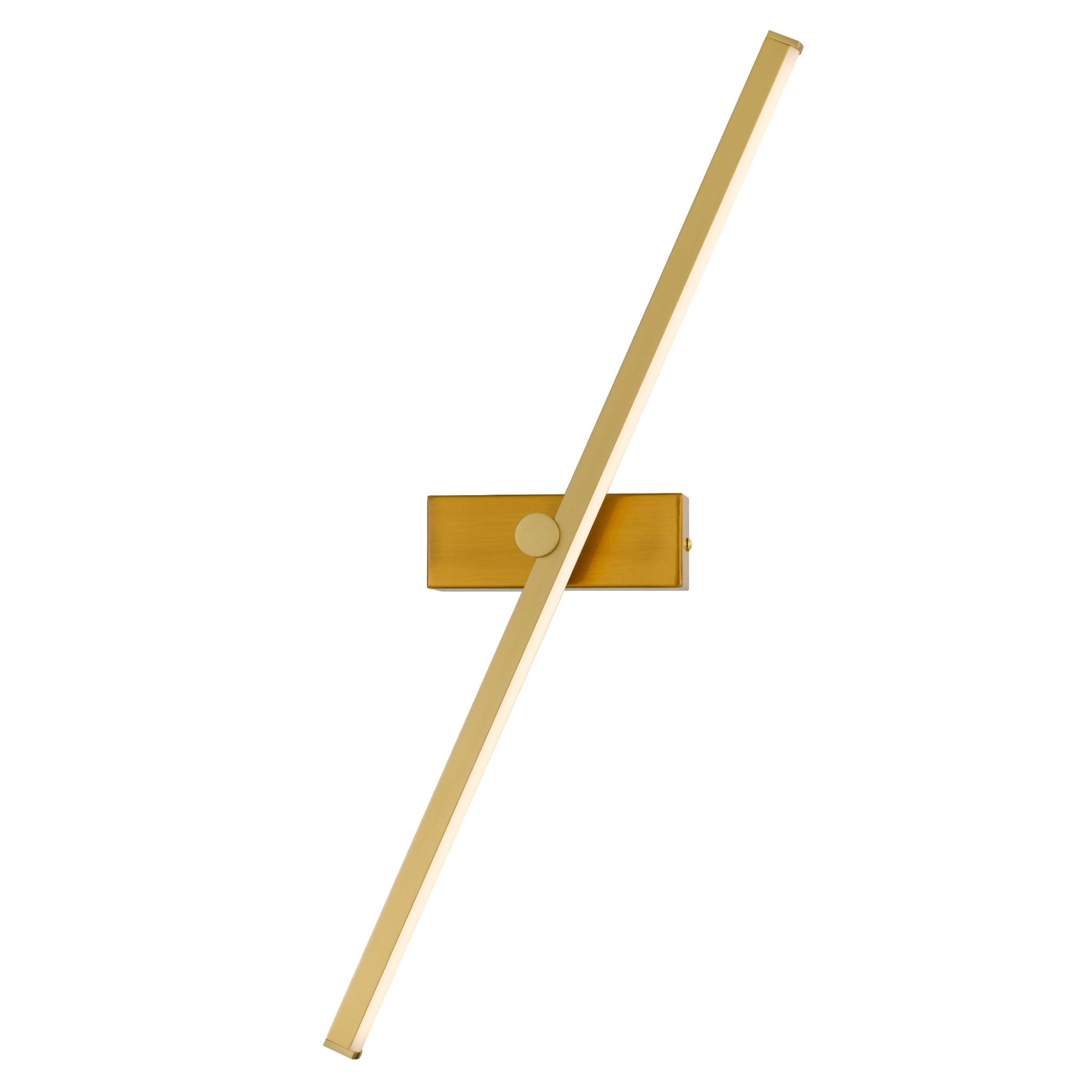 TELBIX FOLEY VANITY LED WALL LIGHT ANTIQUE GOLD 600MM