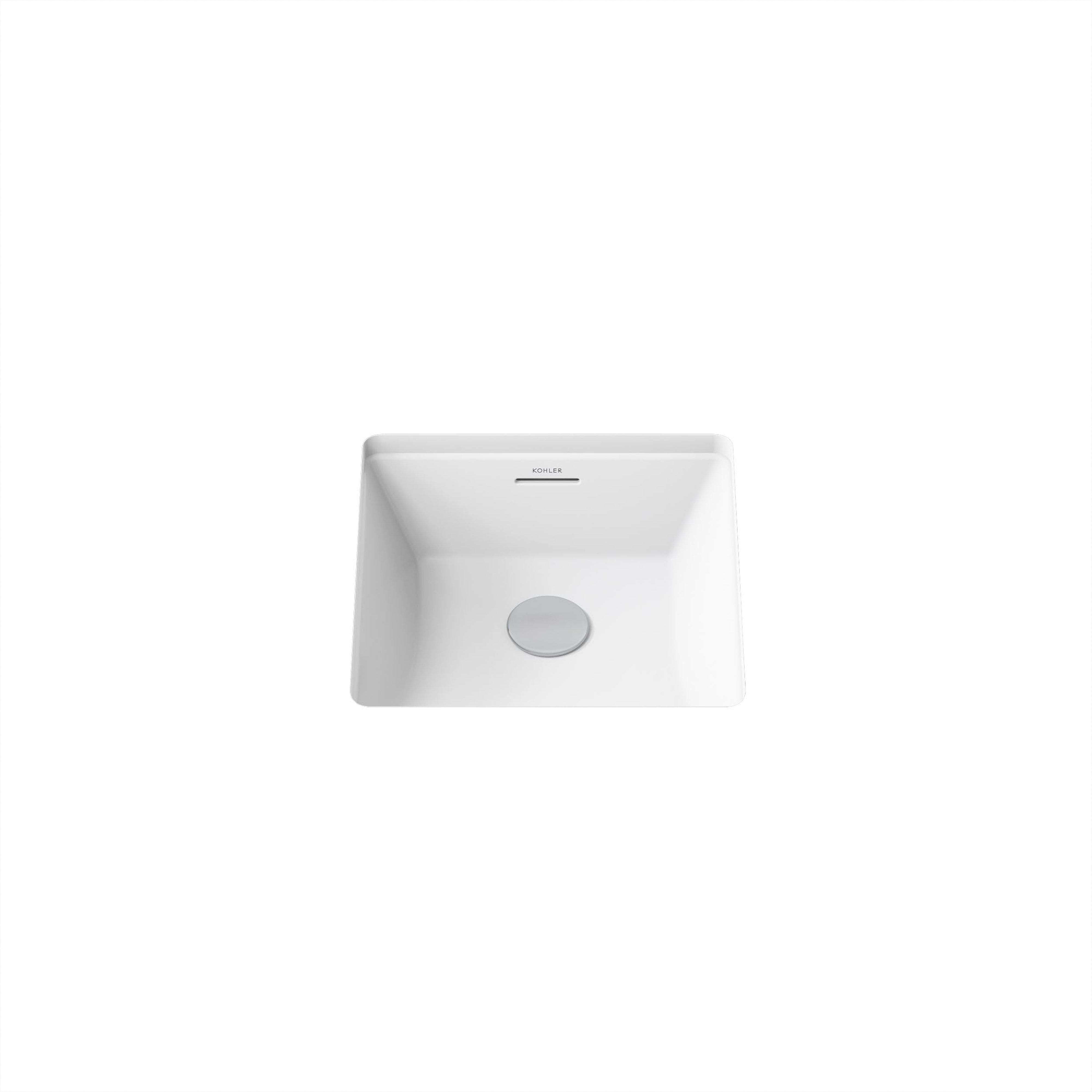 KOHLER BRAZN UNDER COUNTER BASIN WHITE 413MM