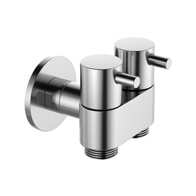 AMOZA DUAL CISTERN TAP CHROME
