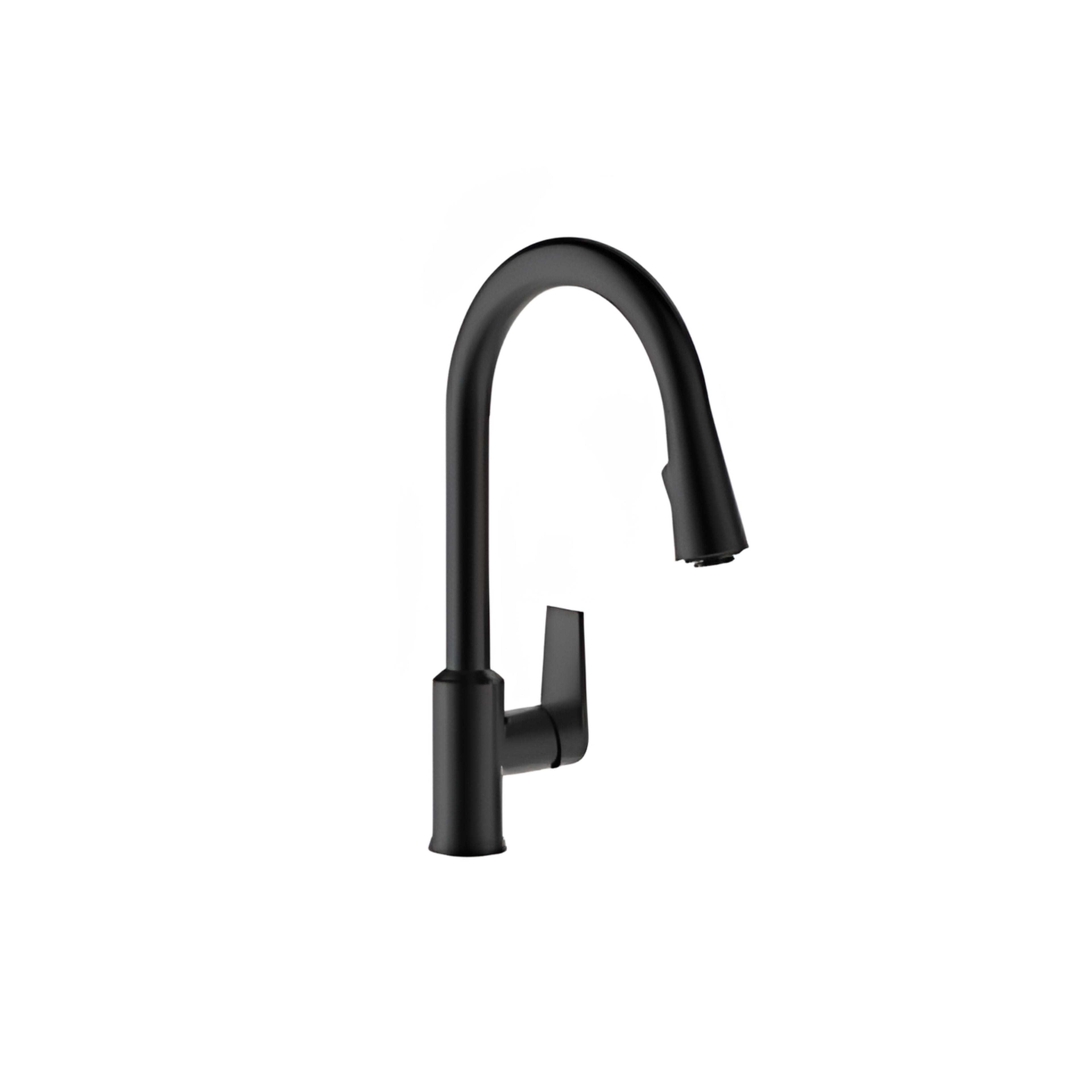 KOHLER TAUT PULL OUT SPRAY KITCHEN SINK MIXER MATTE BLACK