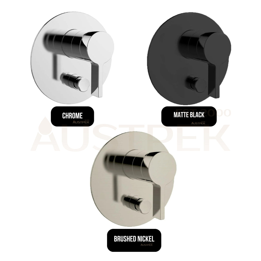 KOHLER COMPONENTS SHOWER / BATH WALL DIVERTER MIXER WITH LEVER HANDLE & VALVE COMPLETE KIT BRUSHED NICKEL