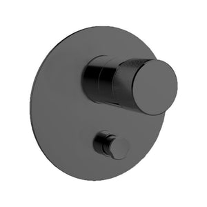 KOHLER COMPONENTS SHOWER / BATH WALL DIVERTER MIXER WITH OYL HANDLE & VALVE COMPLETE KIT MATTE BLACK