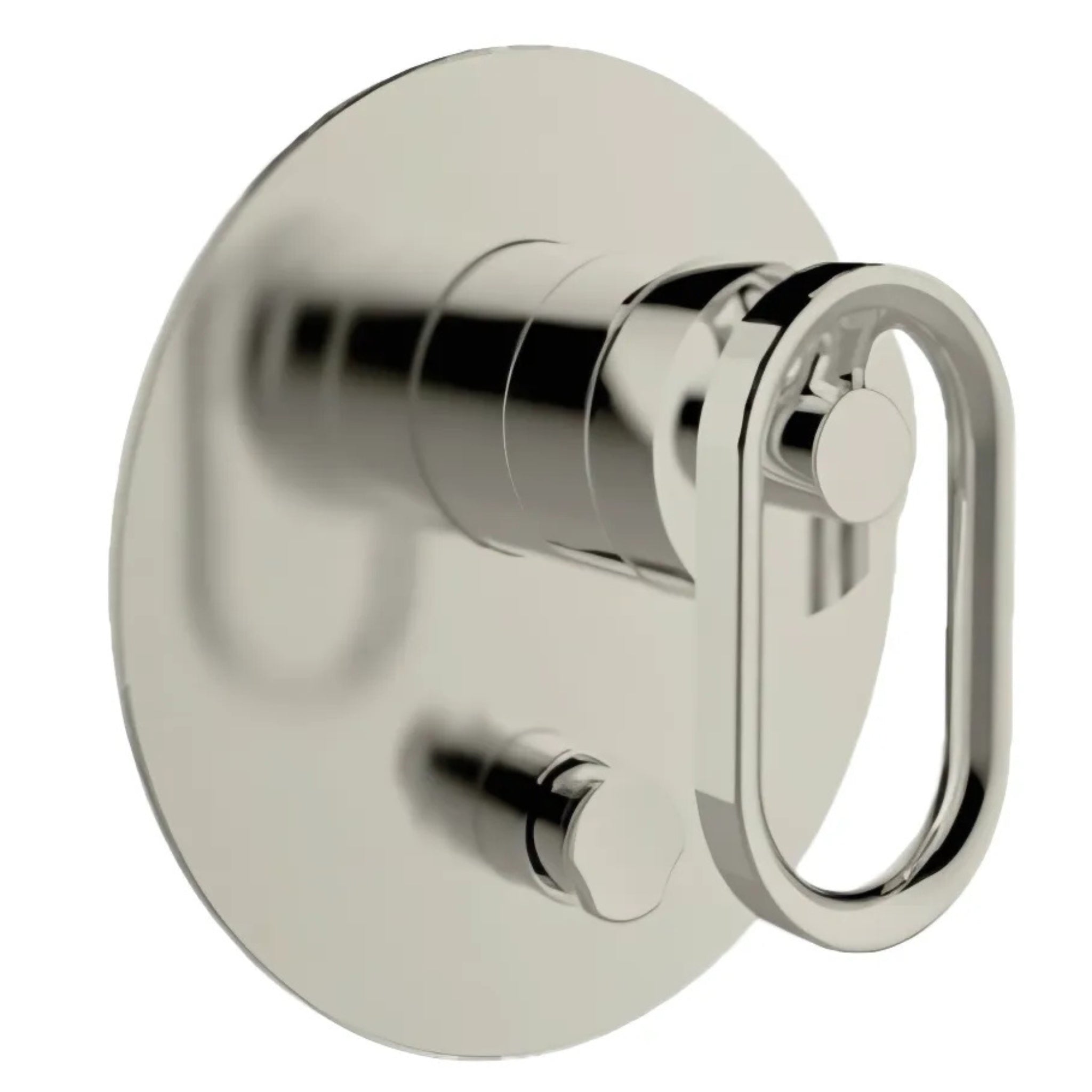 KOHLER COMPONENTS WALL MIXER WITH DIVERTER INDUSTRIAL HANDLE 160MM BRUSHED NICKEL