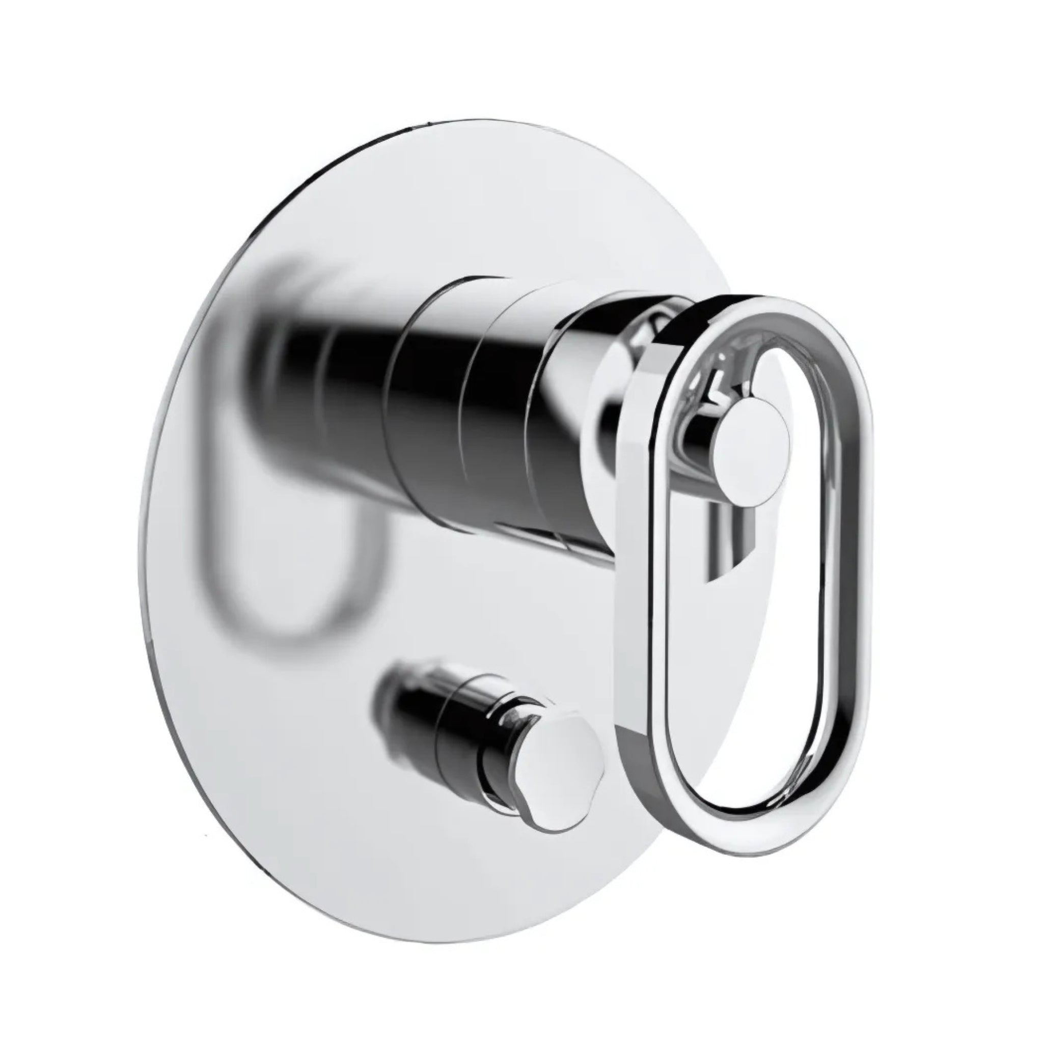 KOHLER COMPONENTS WALL MIXER WITH DIVERTER INDUSTRIAL HANDLE 160MM CHROME