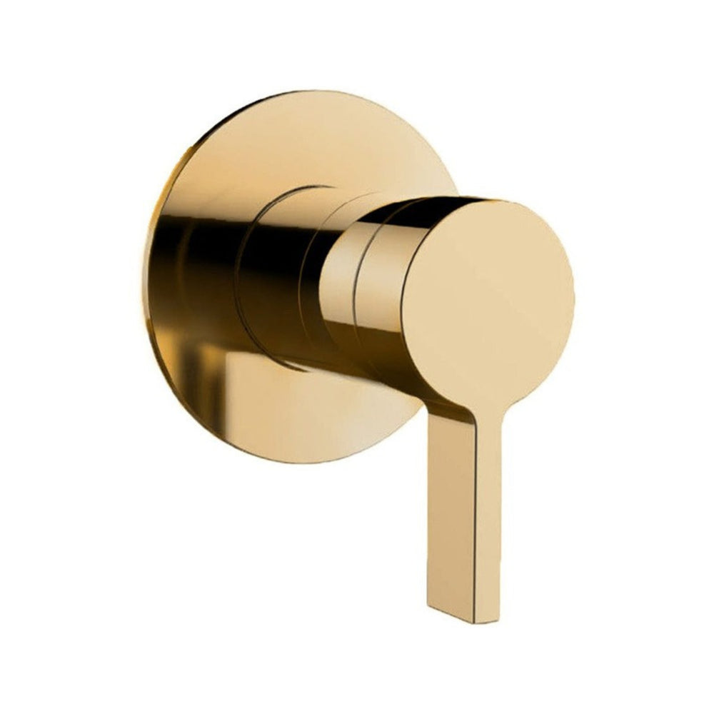 KOHLER COMPONENTS SHOWER / BATH WALL MIXER WITH LEVER HANDLE & VALVE COMPLETE KIT BRUSHED BRASS
