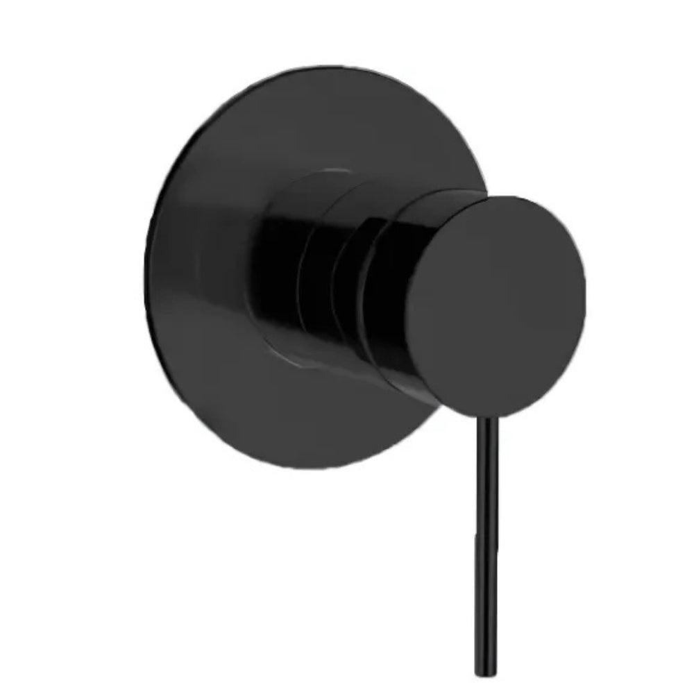 KOHLER COMPONENTS SHOWER / BATH WALL MIXER WITH PIN LEVER HANDLE & VALVE COMPLETE KIT MATTE BLACK