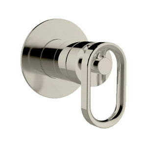 KOHLER COMPONENTS SHOWER / BATH WALL MIXER WITH INDUSTRIAL HANDLE & VALVE COMPLETE KIT BRUSHED NICKEL