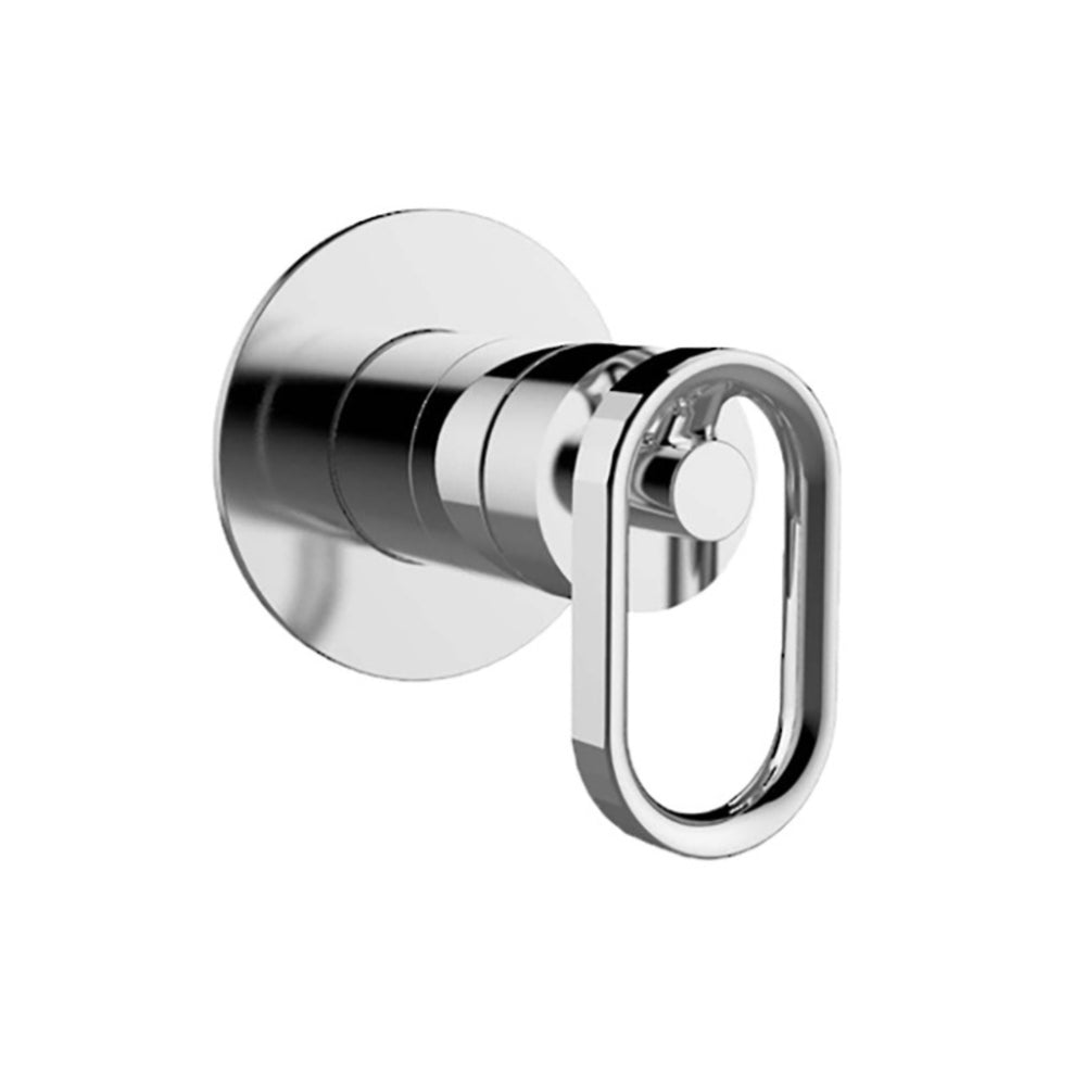 KOHLER COMPONENTS SHOWER / BATH WALL MIXER WITH INDUSTRIAL HANDLE & VALVE COMPLETE KIT CHROME
