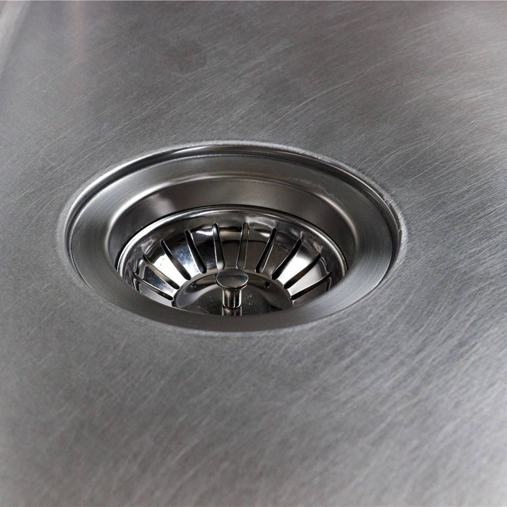 Linsol Foster KE Sink Undermount Foster Vintage Brushed Stainless 440mm detail