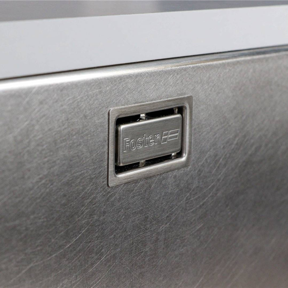 Linsol Foster KE Sink Undermount Foster Vintage Brushed Stainless 440mm angle view