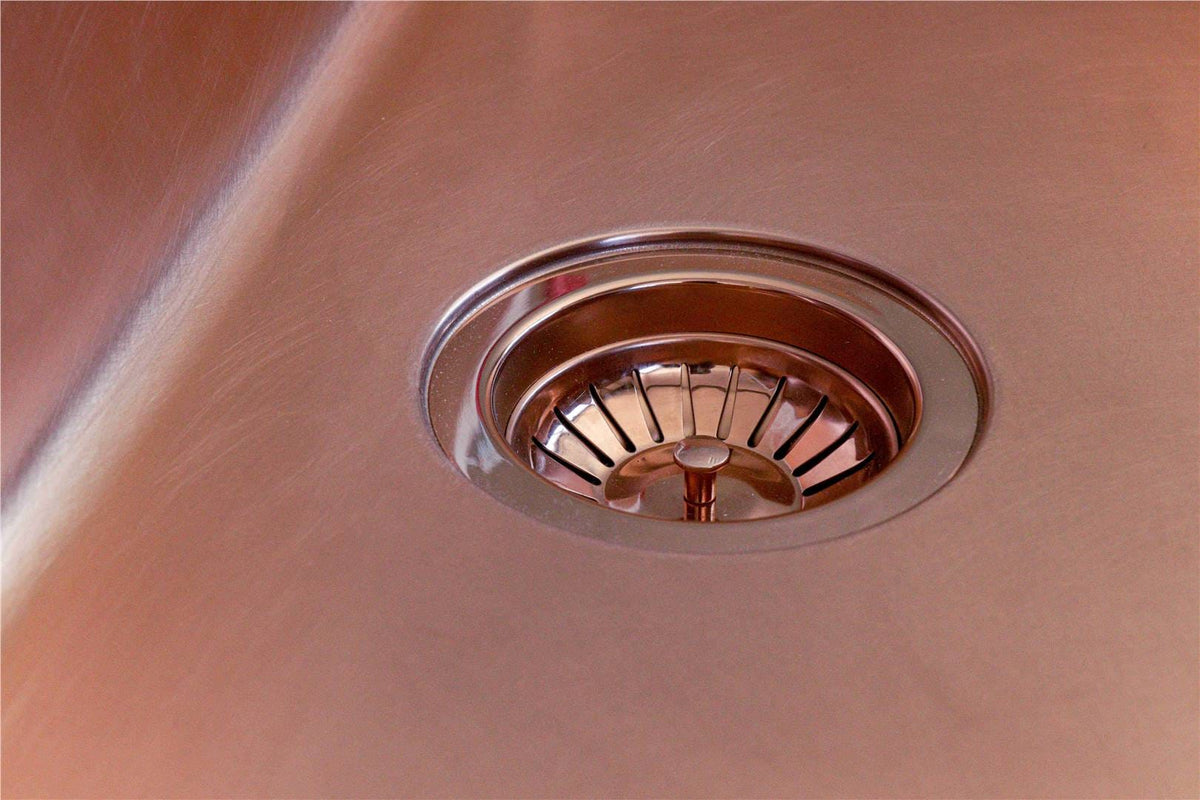 Linsol Foster KE Sink Undermount Foster Vintage Copper 440mm detail