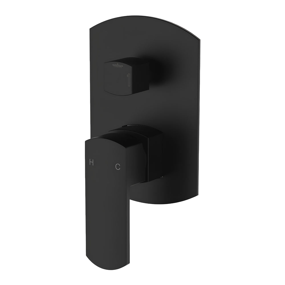 FIENZA KOKO WALL DIVERTER MIXER 110MM MATTE BLACK