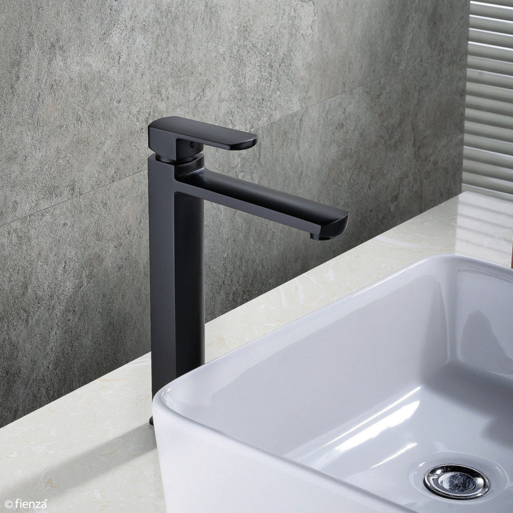 FIENZA KOKO TALL BASIN MIXER 316MM MATTE BLACK