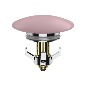 SEIMA SMART POP-OUT BASIN WASTE WITH CERAMIC CAP 32/40MM ROSE QUARTZ