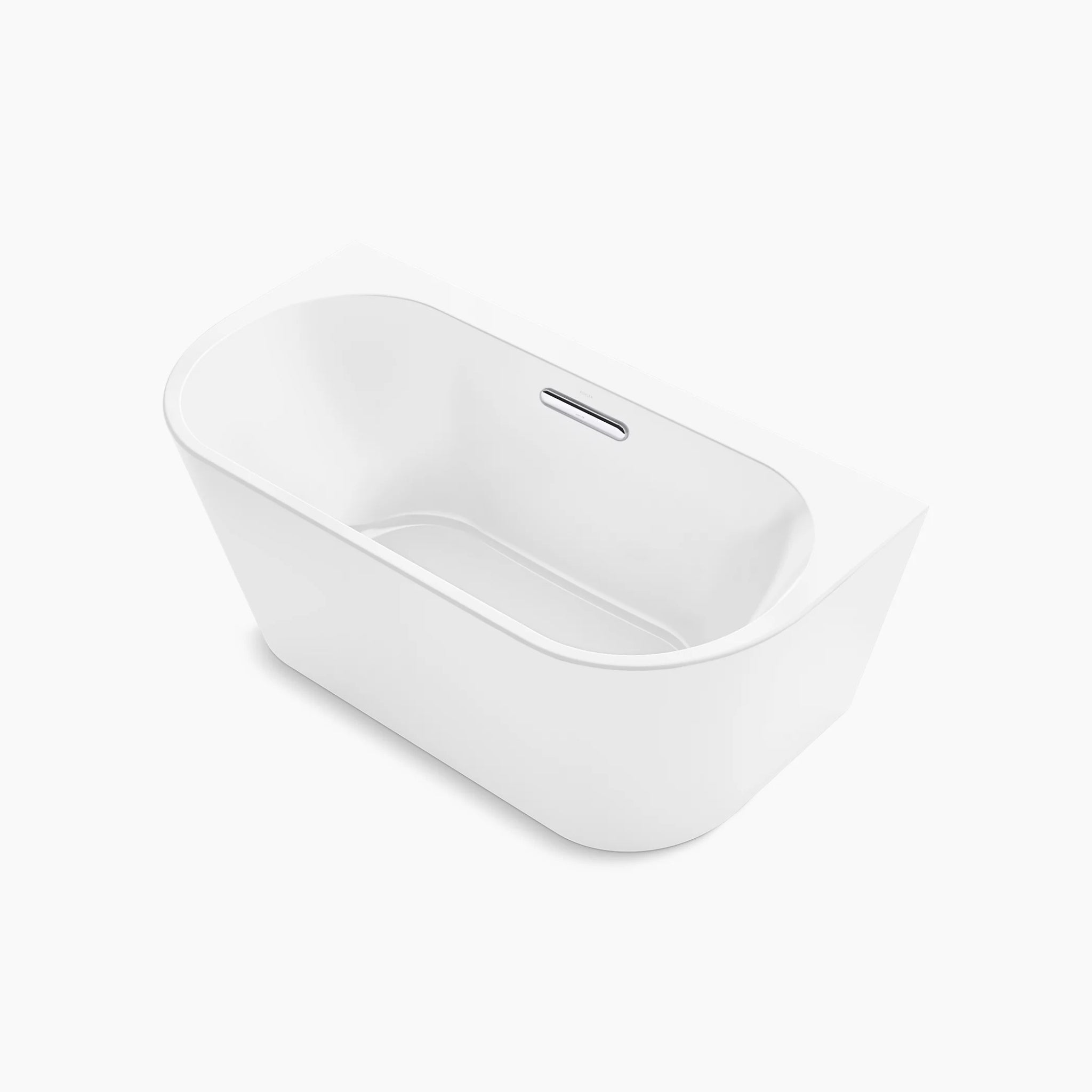 KOHLER EVOK FREESTANDING BACK TO WALL BATHTUB WHITE (AVAILABLE IN 1500MM AND 1700MM)