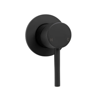 FIENZA HUSTLE WALL MIXER ROUND PLATE MATTE BLACK