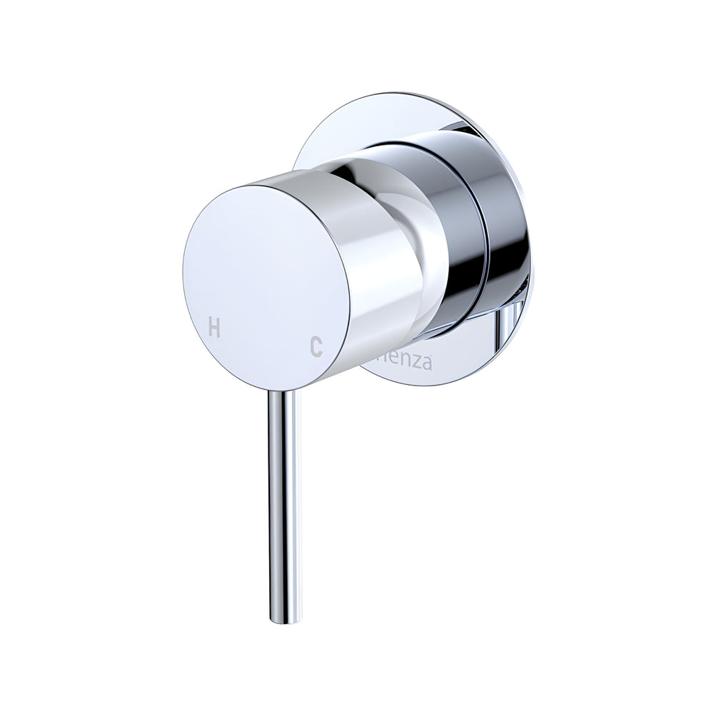 FIENZA KAYA WALL MIXER SMALL ROUND PLATE CHROME
