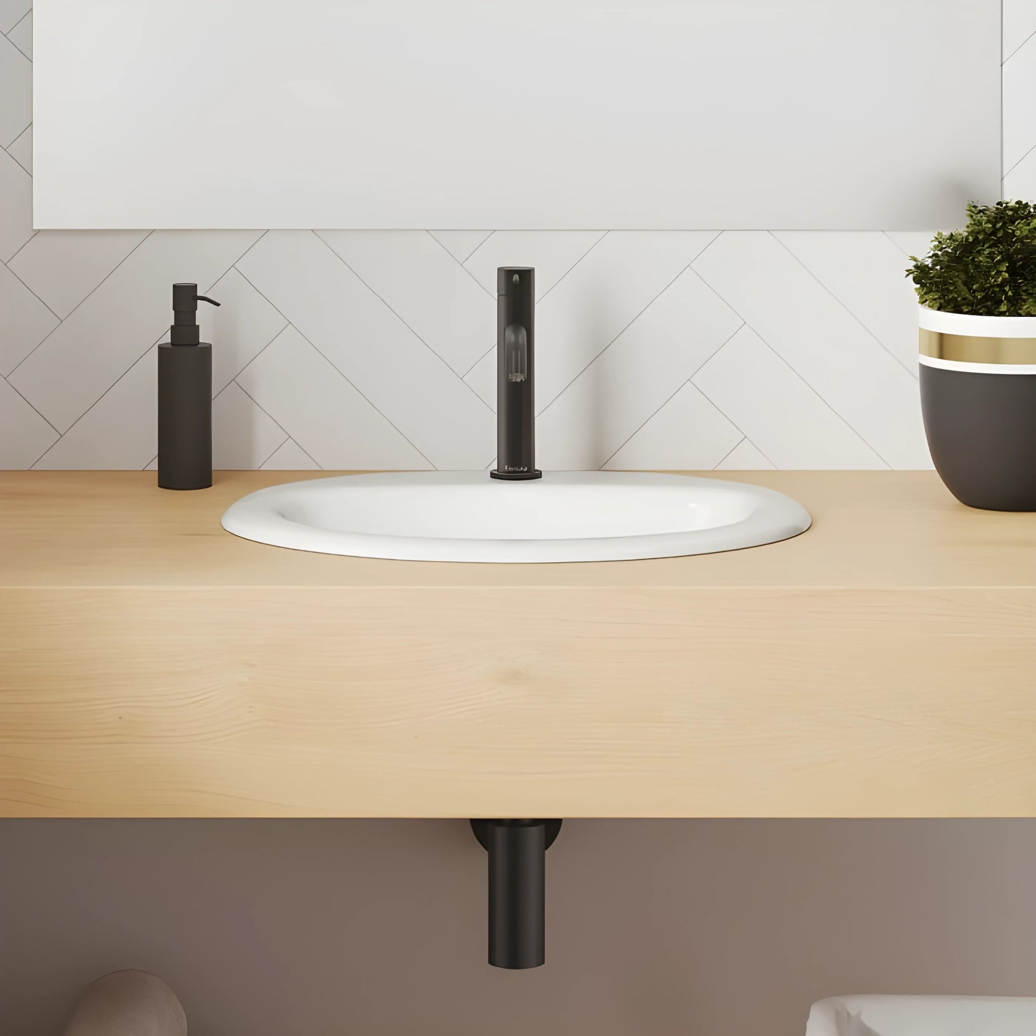 FIENZA KAYA BASIN MIXER 189MM MATTE BLACK
