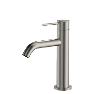 FIENZA KAYA BASIN MIXER 189MM BRUSHED NICKEL
