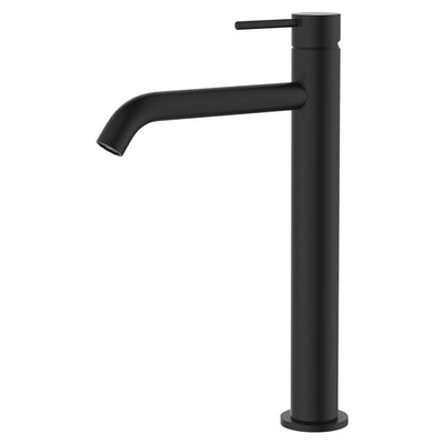 FIENZA KAYA TALL BASIN MIXER 300MM MATTE BLACK