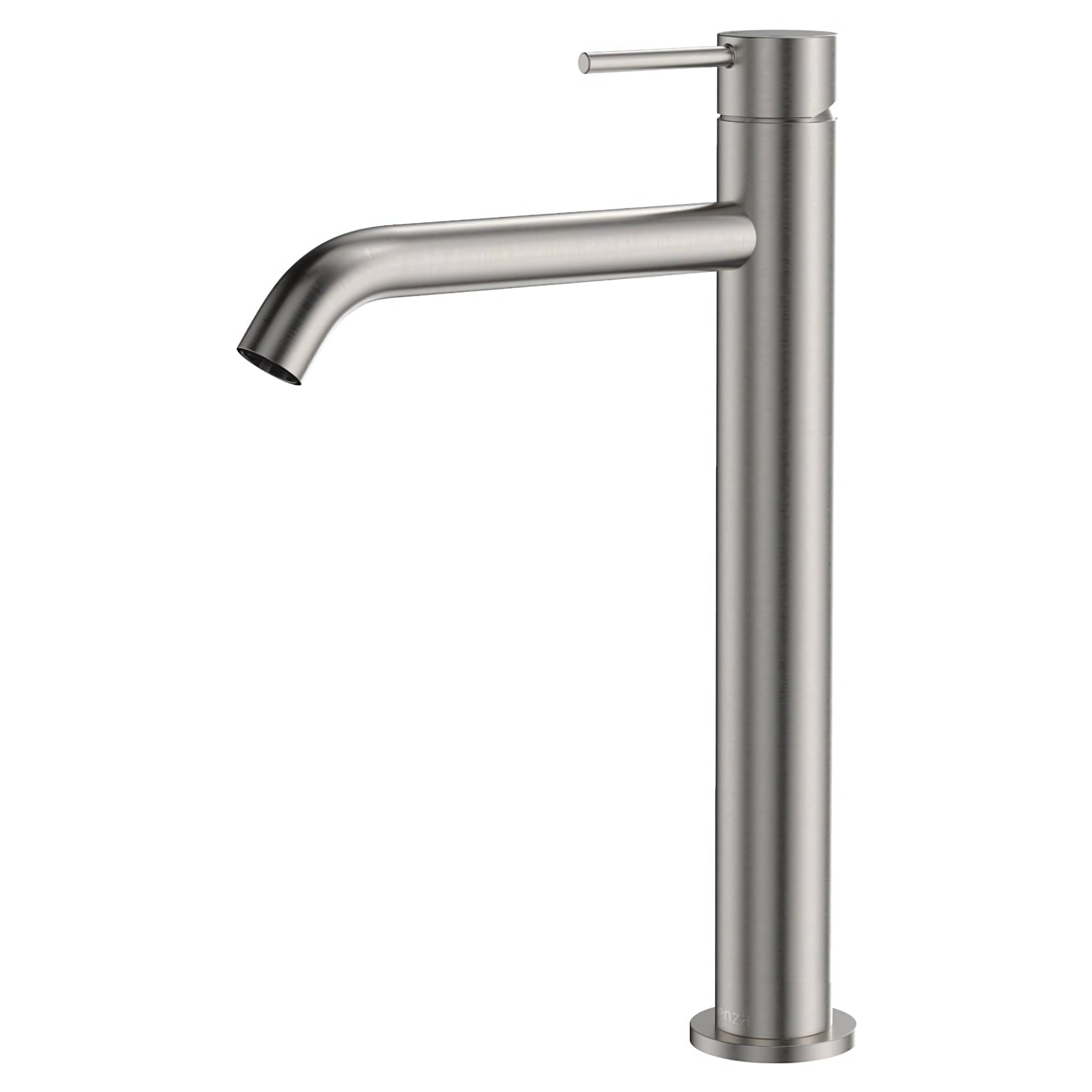 FIENZA KAYA TALL BASIN MIXER 300MM BRUSHED NICKEL