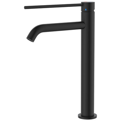 FIENZA KAYA CARE TALL BASIN MIXER 300MM MATTE BLACK
