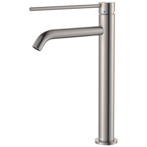 FIENZA KAYA CARE TALL BASIN MIXER 300MM BRUSHED NICKEL