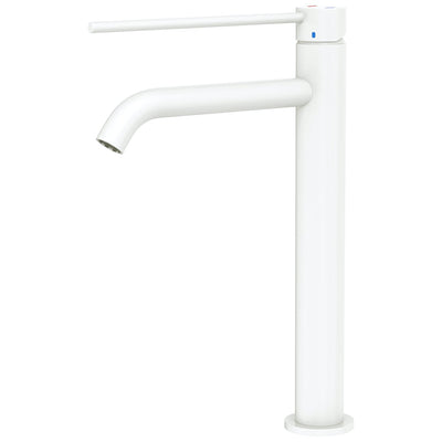 FIENZA KAYA CARE TALL BASIN MIXER 300MM MATTE WHITE