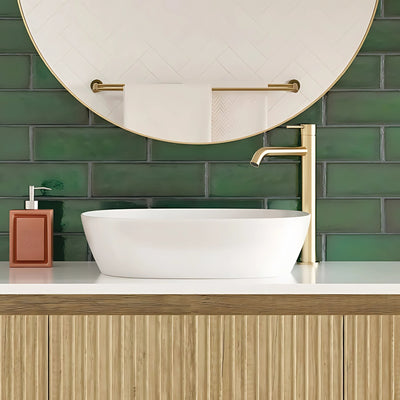 FIENZA KAYA TALL BASIN MIXER 300MM URBAN BRASS