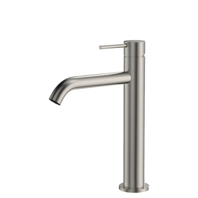 FIENZA KAYA BASIN MIXER 244MM BRUSHED NICKEL