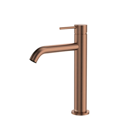 FIENZA KAYA BASIN MIXER 244MM BRUSHED COPPER