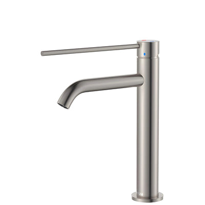 FIENZA KAYA CARE BASIN MIXER 244MM BRUSHED NICKEL