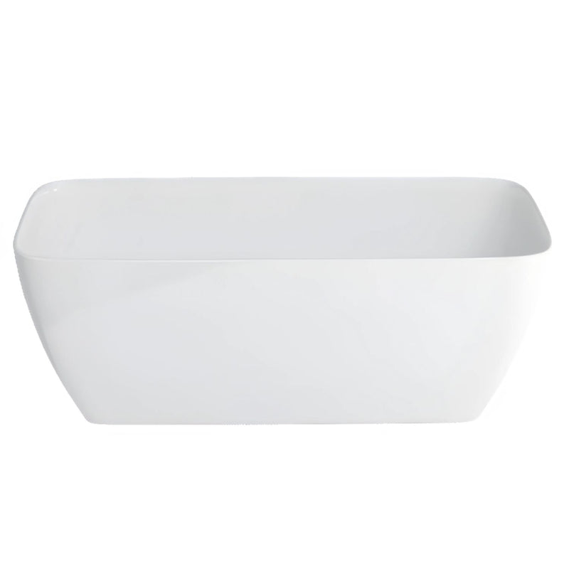 ABEY CANAL PETITE FREESTANDING BATHTUB GLOSS WHITE 1524MM