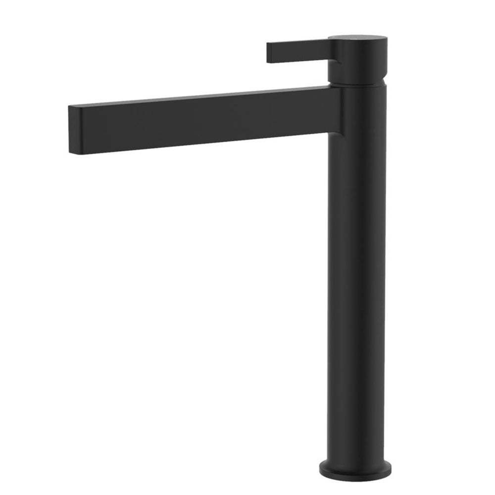 FIENZA SANSA TALL BASIN MIXER 270MM MATTE BLACK