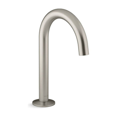 KOHLER COMPONENTS HOB MOUNT TUBE BATH SPOUT 191MM BRUSHED NICKEL