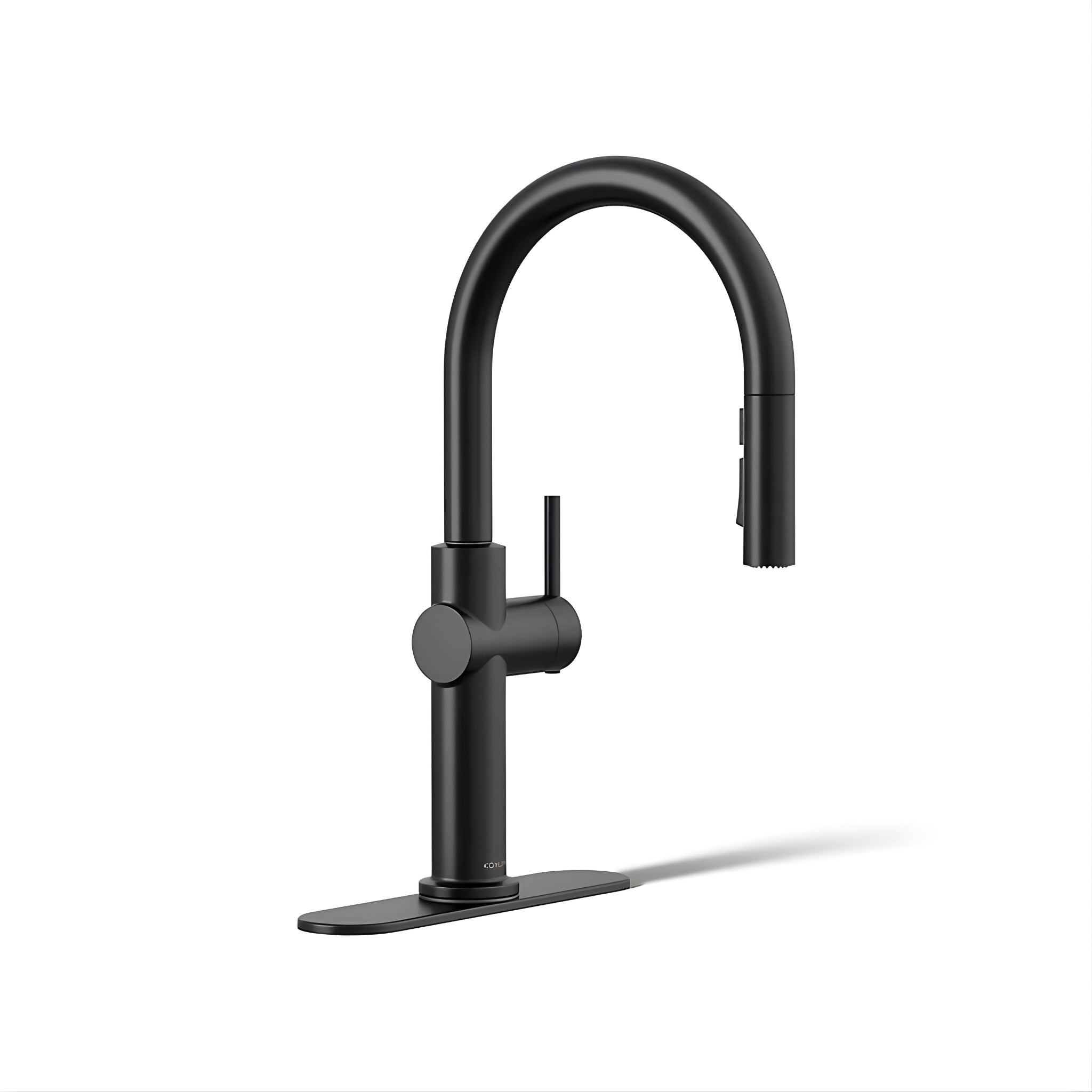 KOHLER CRUE PULL-DOWN KITCHEN MIXER 434MM MATTE BLACK
