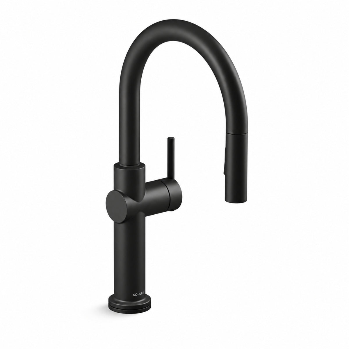 KOHLER CRUE PULL-DOWN KITCHEN MIXER 434MM MATTE BLACK