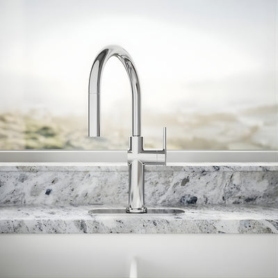 KOHLER CRUE PULL-DOWN KITCHEN MIXER 434MM CHROME