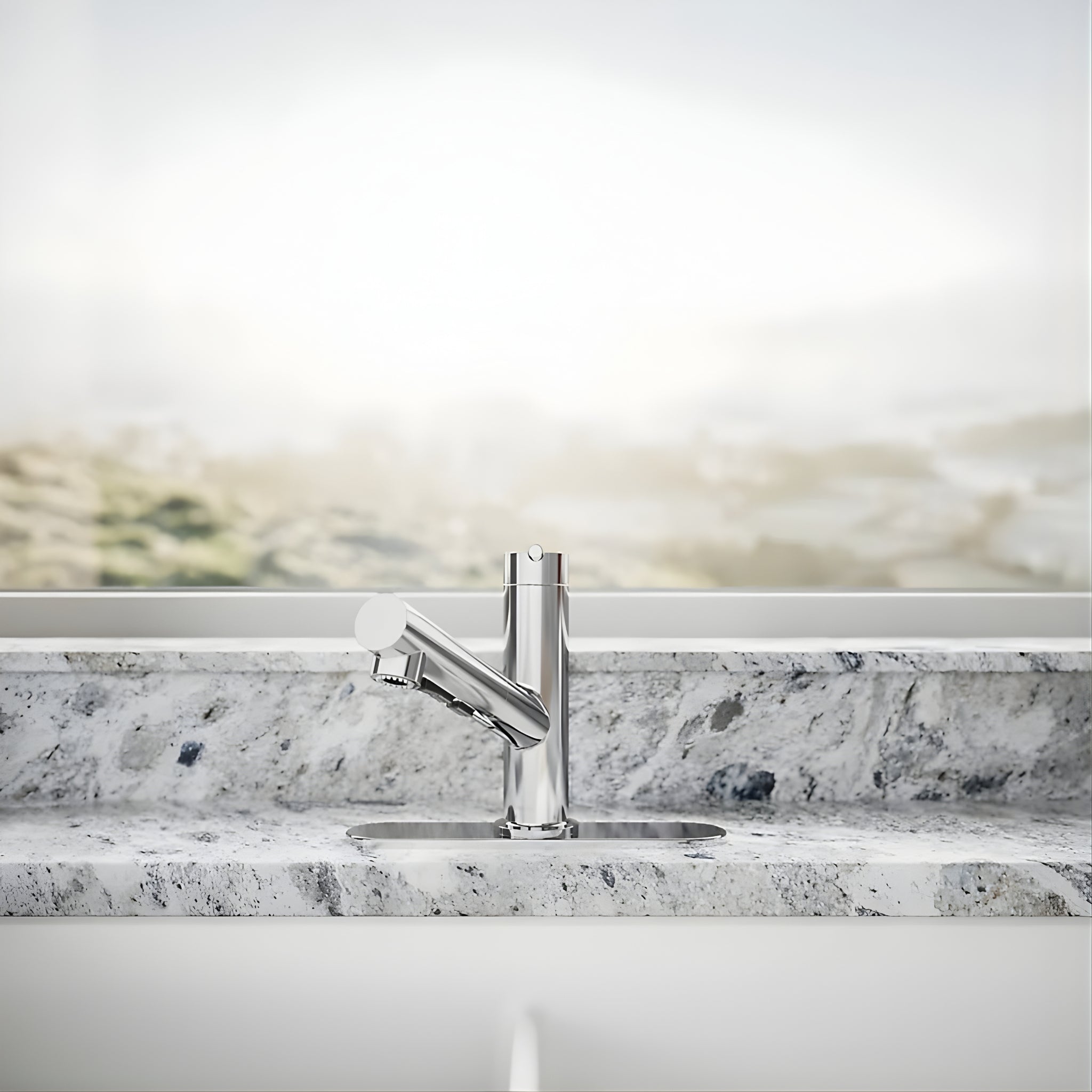 KOHLER CRUE PULL-OUT KITCHEN MIXER 208MM CHROME