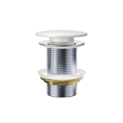 FIENZA POP-UP/POP-DOWN NON-OVERFLOW BASIN WASTE 32MM MATTE WHITE