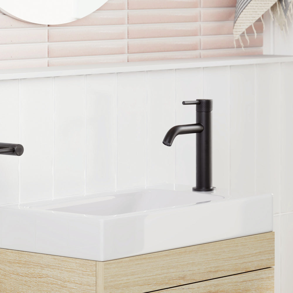 FIENZA AXLE BASIN MIXER191MM MATTE BLACK