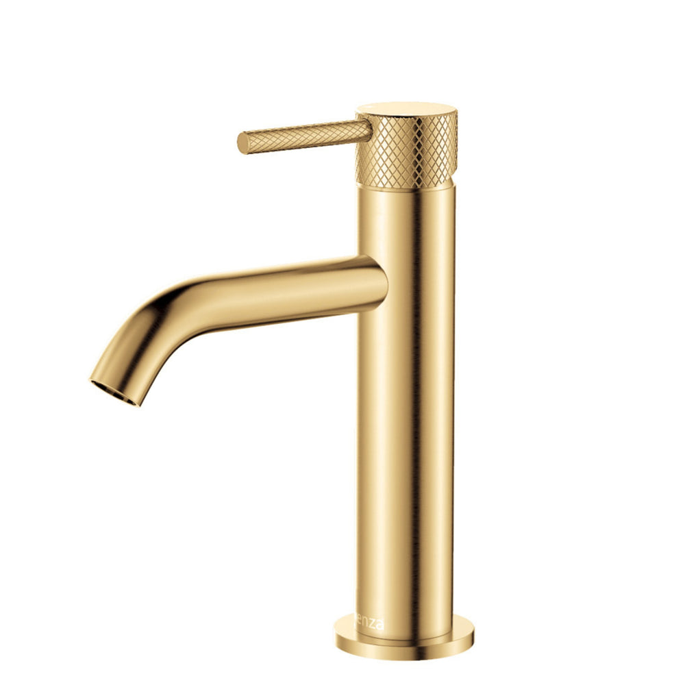FIENZA AXLE BASIN MIXER 191MM URBAN BRASS