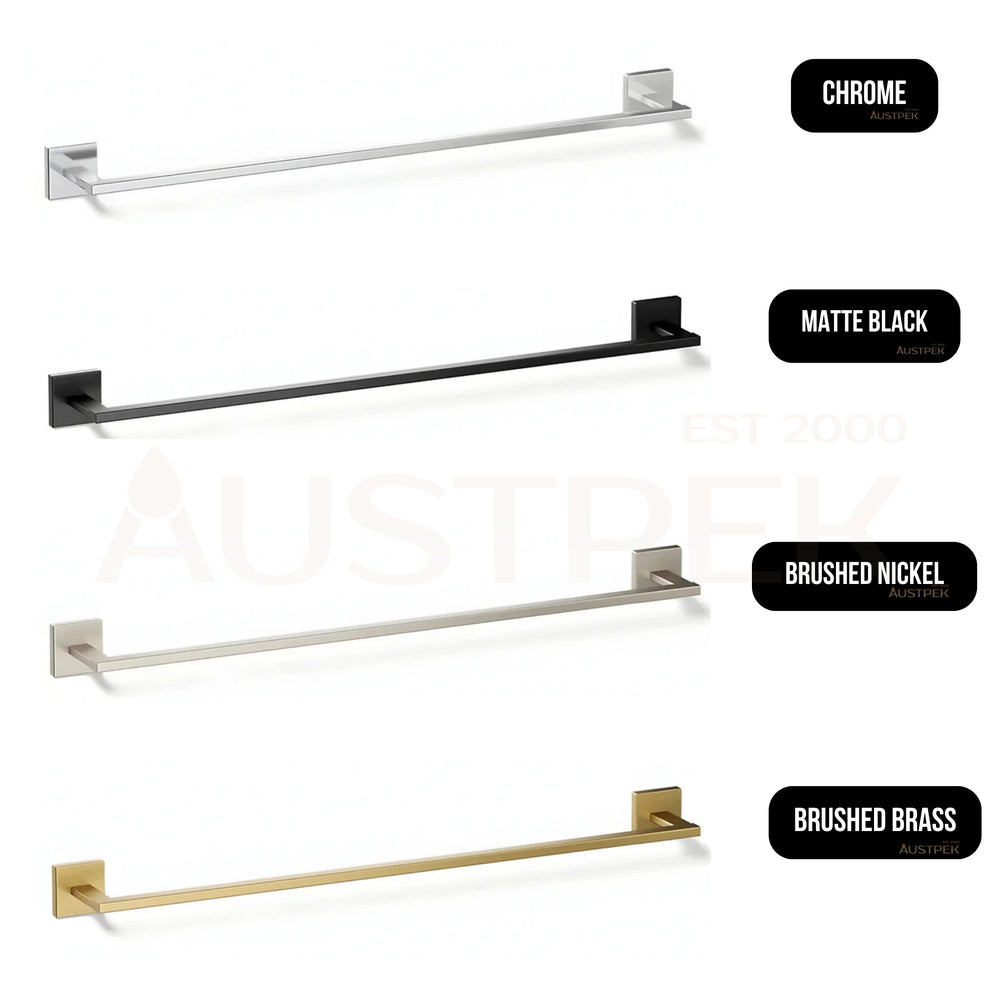 KOHLER SQUARE TOWEL BAR CHROME (AVAILABLE IN 305MM, 457MM, AND 610MM)